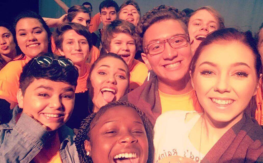 On the morning of Friday, Nov. 17, the cast of the competing One Act, “Tracks,” meets up in the Lake Brantley auditorium to rehearse. The drama group ran through the performance and practiced moving the set on and off stage before it was packed into a rental truck.