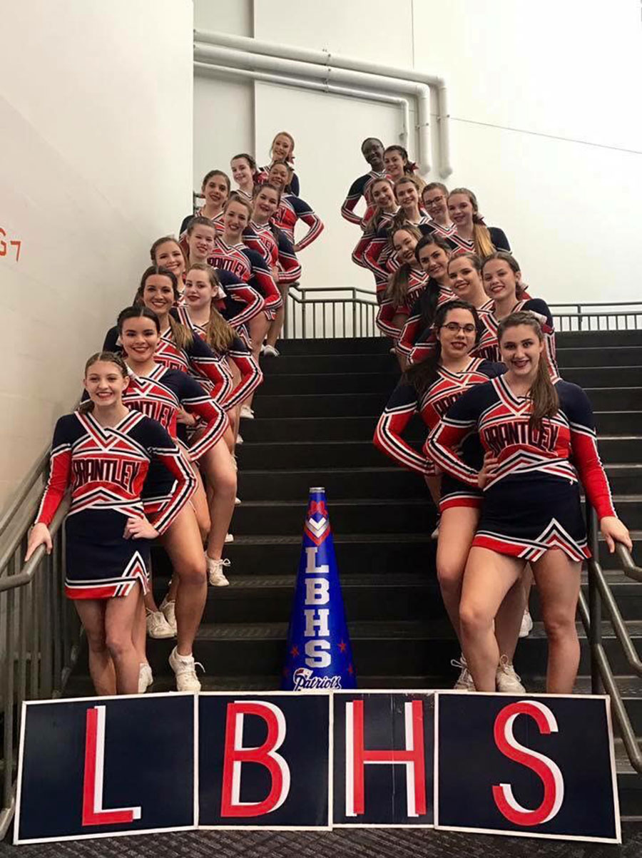 The Lake Brantley competitive cheerleaders on Feb 4 at States in Gainesville, FL. Brantley finished 4th in the nation at their States competition on Sunday.
