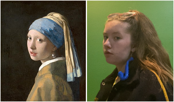 Girl with a Pearl Earring tribute