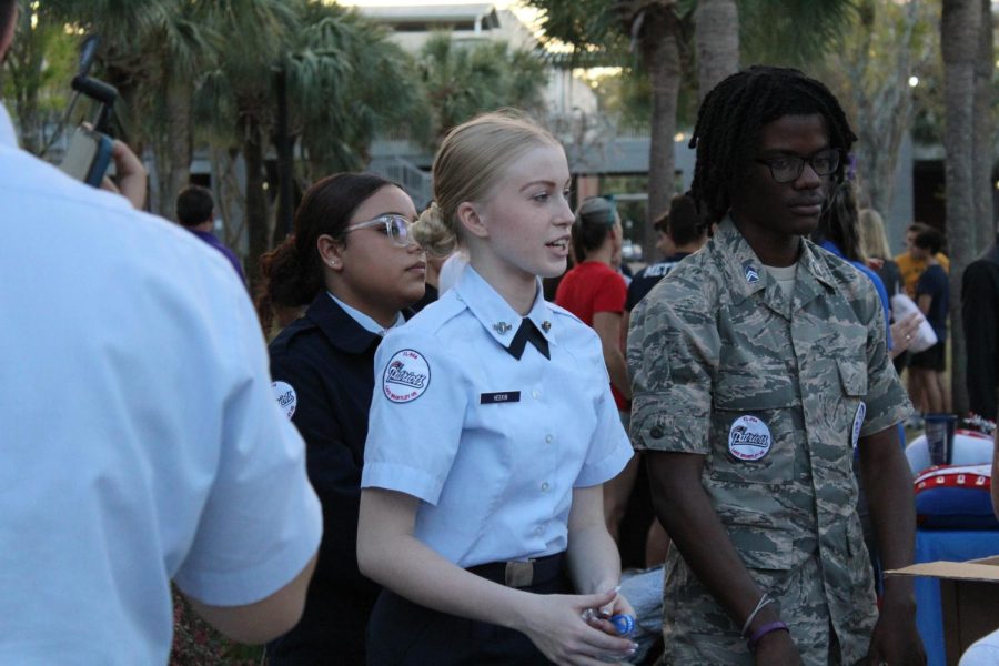 As high school serves to connect students with future careers, the Junior ROTC was there to share information regarding the opportunities provided. “ROTC went to Patriot Preview to promote our program and the Embry-Riddle Dual Enrollment program,” junior Ansley Heekin said. “I was explaining to the incoming freshman what our program stands for and what a typical week in our program looks like.”