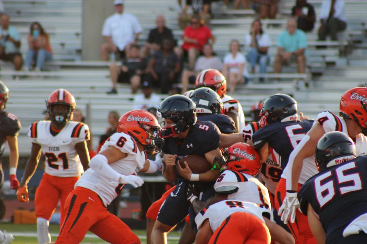 On Aug. 25, Lake Brantley lost their home opener to Oviedo 60-47