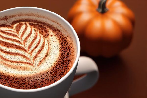 A pumpkin spice latte is a seasonal drink made up of nutmeg, cinnamon, cloves, and ginger, and is often considered a landmark feature of the fall season.
