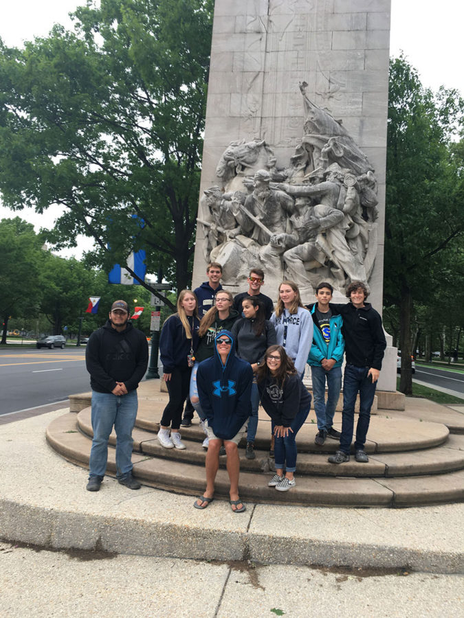 LBRA gathered yet again for another team photo, but this time it is in front of the Philadelphia Civil War Memorial. This memorial is located right across from Logan Square.