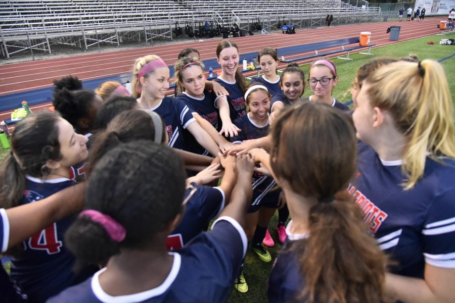 For the first game of the season, the JV girls’ soccer team plays Seminole High School at home. The team met before the game to boost morale and discuss the game ahead. However, the JV girls’ soccer team fell short to Seminole High School 0-3 on Tuesday, Nov. 10.