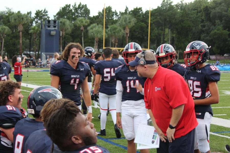 Although the varsity football has significantly grown during the 2021 season due to the lack of a junior varsity team, the additional players seem to be benefiting the roster. On Friday, Aug. 27, the varsity football team beat Hagerty High School 36-27. Athletes, like sophomore Tavin Hebert, have felt the direct impacts of the additional players, as he has been on varsity since his freshman year. “Im a starter,” Hebert said. “I got my spot last year in spring as a freshman.”