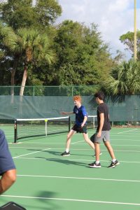 Benjamin Steffy is participating in the pickleball tournament.